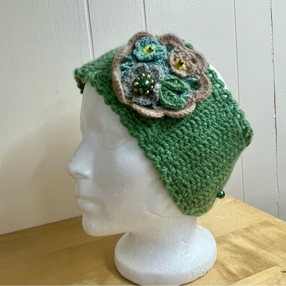#088 Winter Knitted Headband - Soft Crochet Hair Band Headwrap Ear Warmer